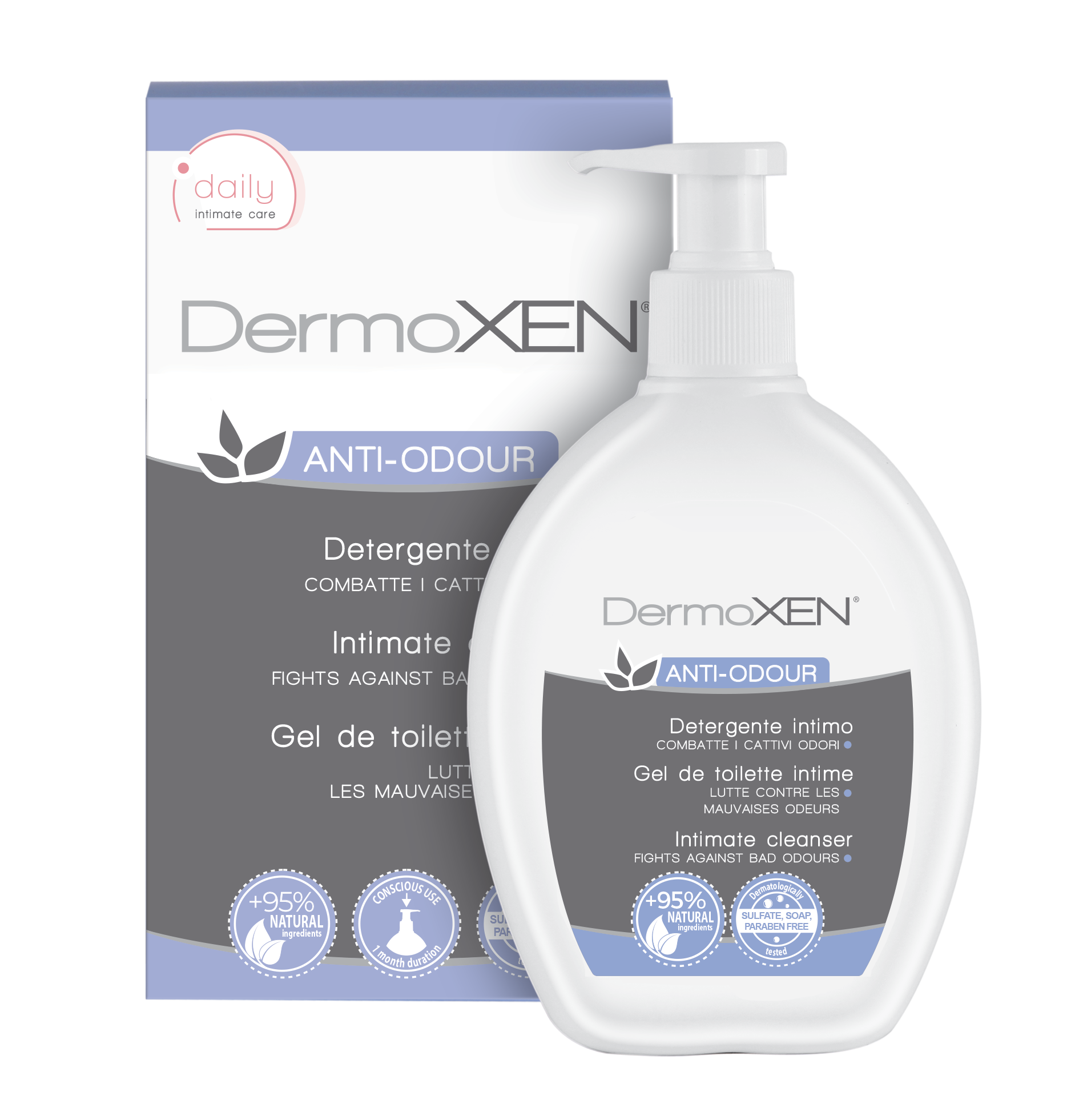 Dermoxen ANTI-ODOUR FRESHintymios higienos prausiklis